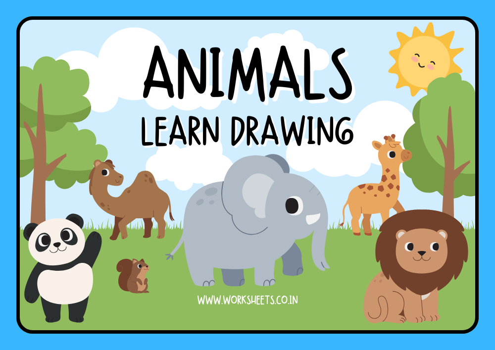Step-by-Step Animal Drawing Worksheets for Kids